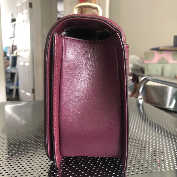 Rebecca Minkoff Chevron Bag in Burgundy - Picture 3 of 10